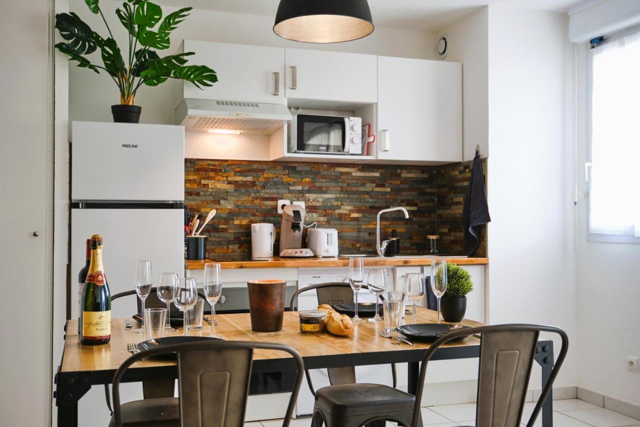 Tout Confort ! Calme, Climatisation, Piscine, Parking Gratuit, Grande Terrasse, Netflix, Wifi Carcassonne Eksteriør billede