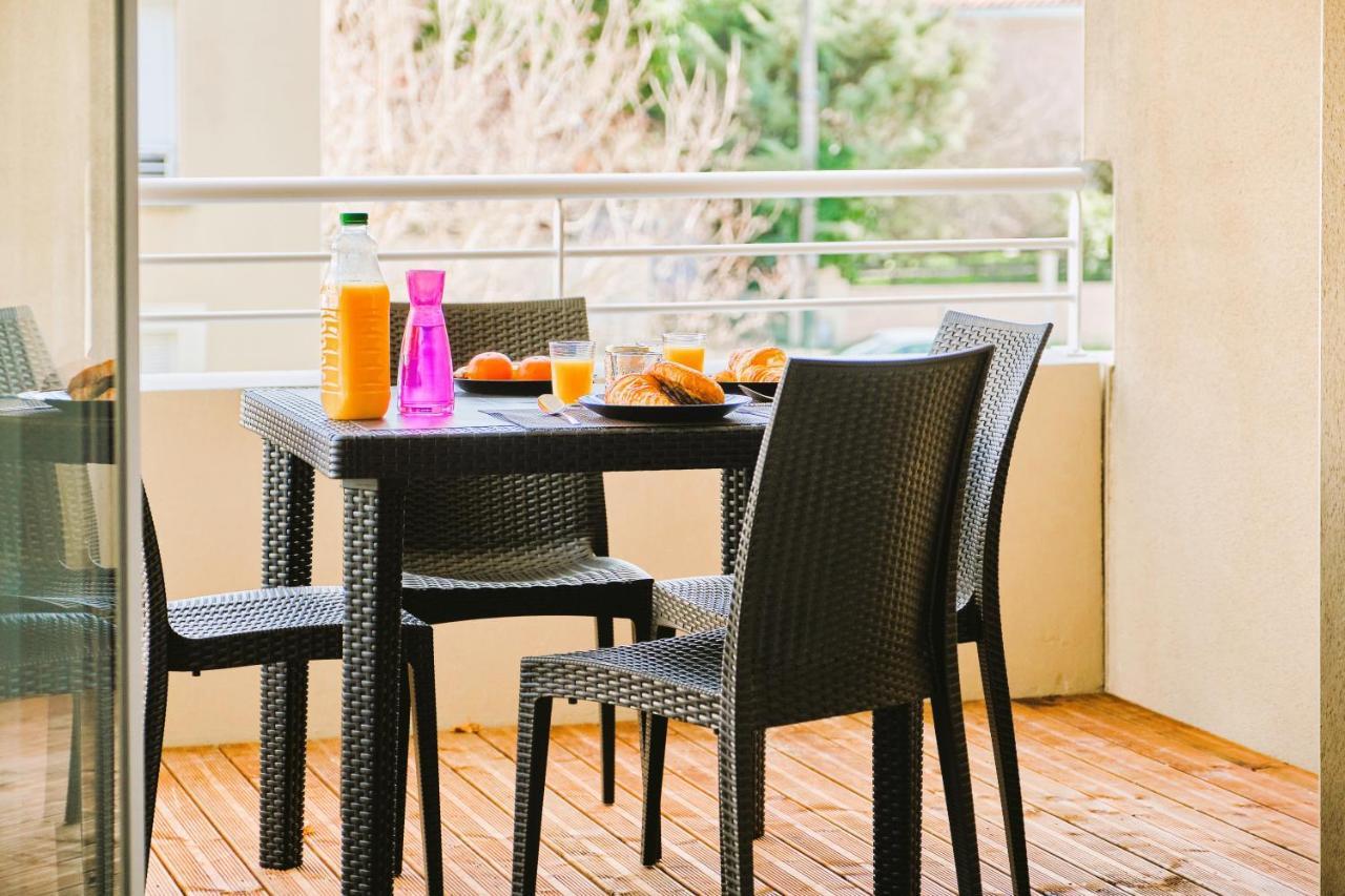 Tout Confort ! Calme, Climatisation, Piscine, Parking Gratuit, Grande Terrasse, Netflix, Wifi Carcassonne Eksteriør billede