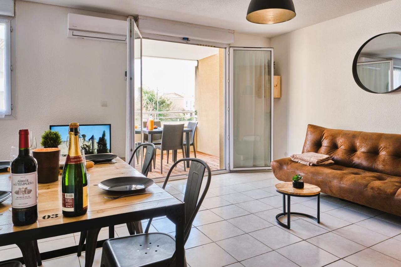 Tout Confort ! Calme, Climatisation, Piscine, Parking Gratuit, Grande Terrasse, Netflix, Wifi Lejlighed Carcassonne Eksteriør billede